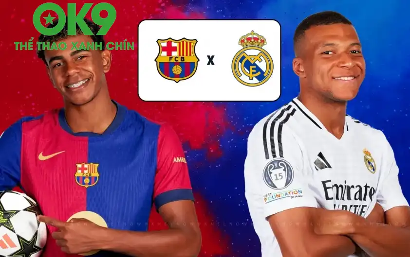 Cả Real Madrid và Barcelona đều đang có phong độ tốt, đây hứa hẹn sẽ là một trận cầu rực lửa và có nhiều bàn thắng (Ảnh: Khel Now).